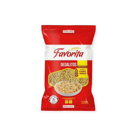 FIDEOS DEDALITOS FAVORITA